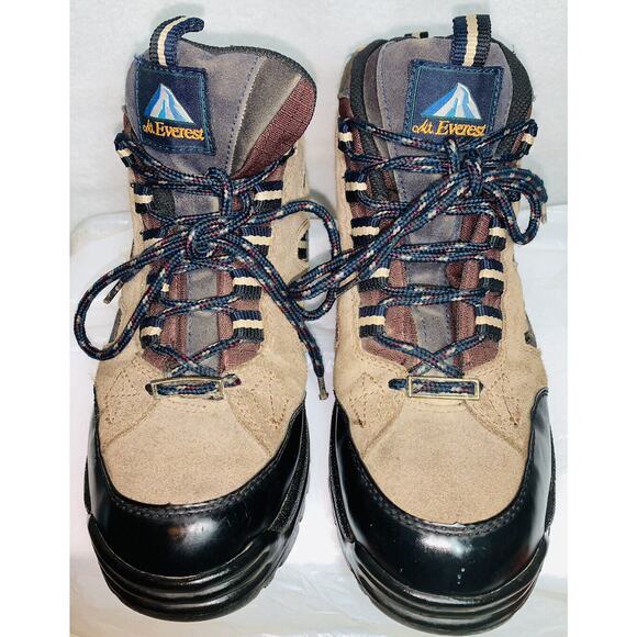 W 10 M 8 Mt Everest Sierra Hiking Boots Ankle Trail Adventure Lace Shoes Unisex - Picture 5 of 12